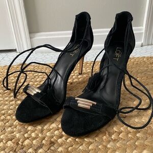 Loft ankle lace-up heels. Size 8
